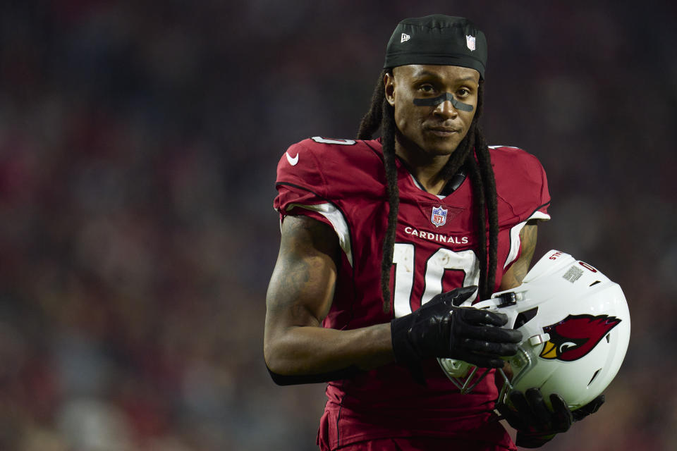 DeAndre Hopkins might remain with the Arizona Cardinals after all. (Photo by Cooper Neill/Getty Images)