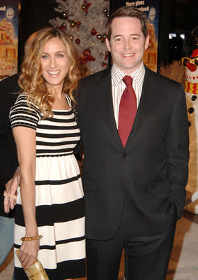 Sarah Jessica Parker and Matthew Broderick at the Los Angeles premiere of 20th Century Fox's Deck the Halls