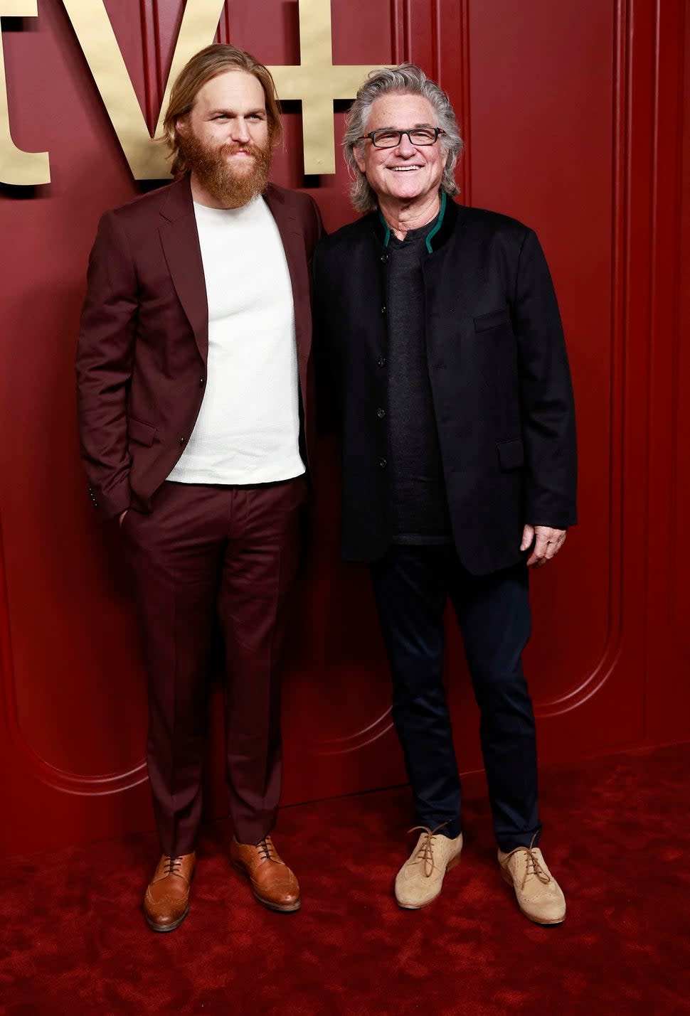 Wyatt Russell and Kurt Russell