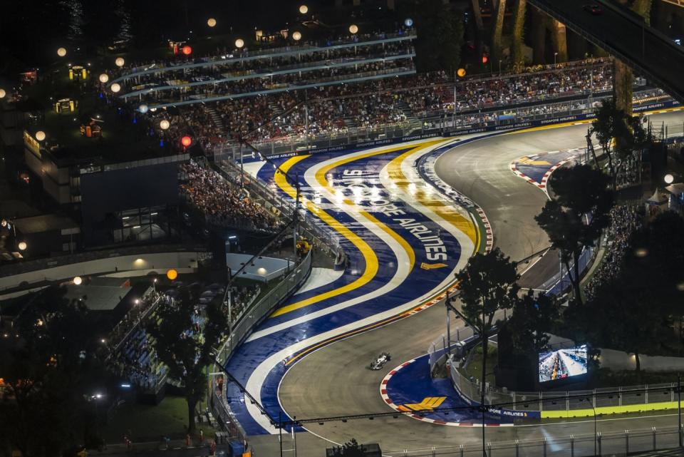 The Formula 1 Singapore Grand Prix 2022 on Oct. 2. Photographer: Lauryn Ishak/Bloomberg