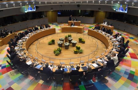 European Union leaders attend a EU summit in Brussels