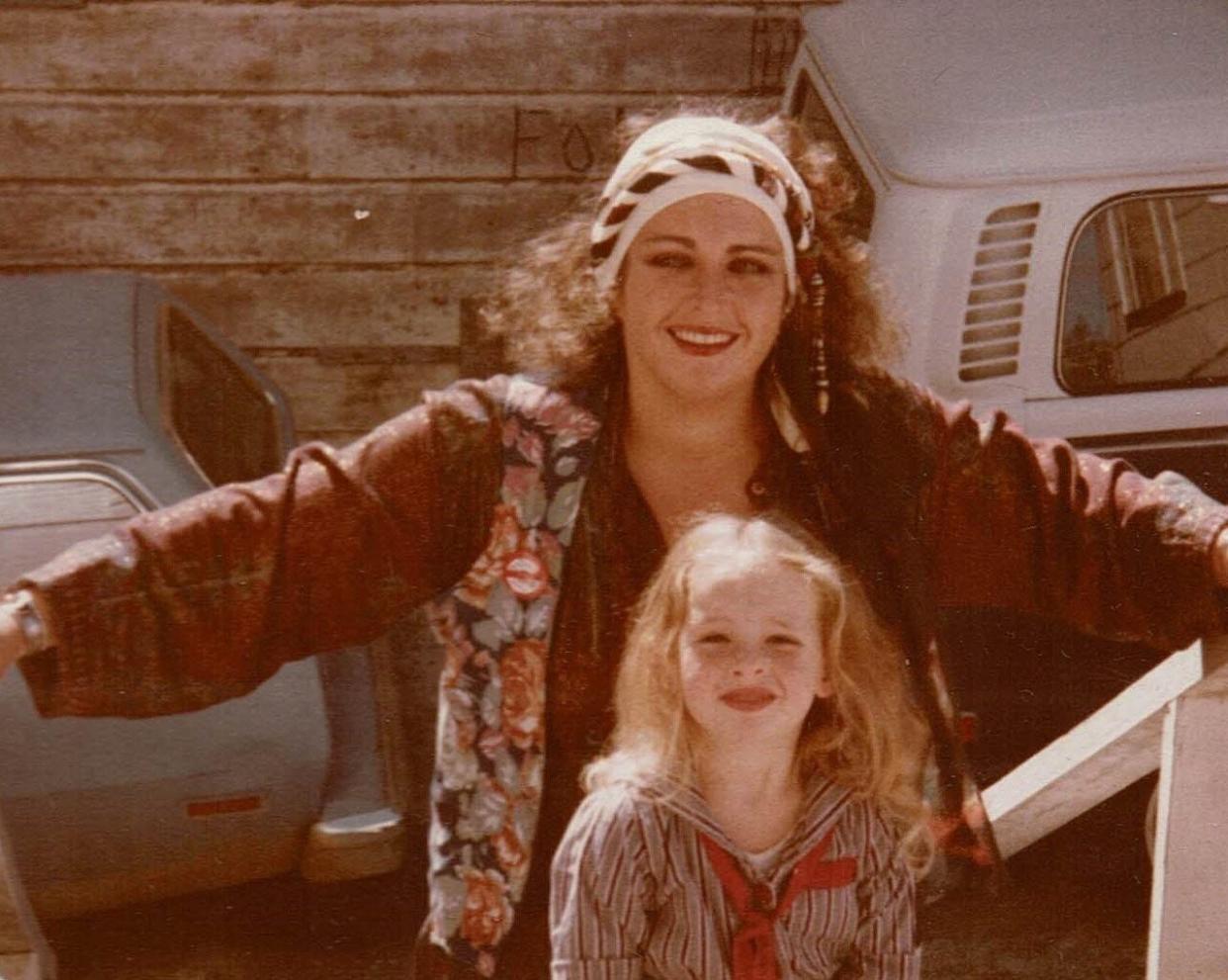 The author (front) and her mother, Meridy Volz, in San Francisco, circa 1983. (Photo: Courtesy of Alia Volz)