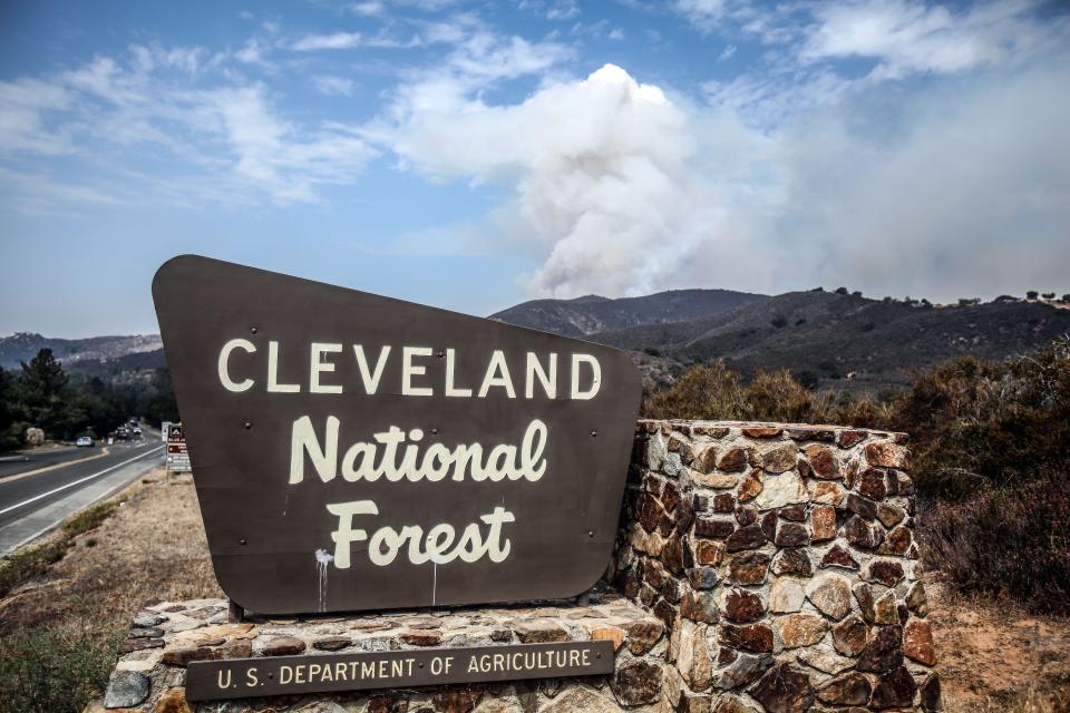 The Cleveland National Forest on Aug. 9, 2018.