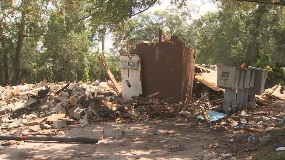 Few of the trailers in the park haven’t been vandalized. The lucky ones have smashed windows and broken doors. Others have had entire sides torn off and metal stripped by vandals and scrappers that prowl the neighborhood, looking for things to sell.