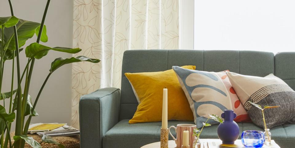 rented home, living room, john lewis spring summer range