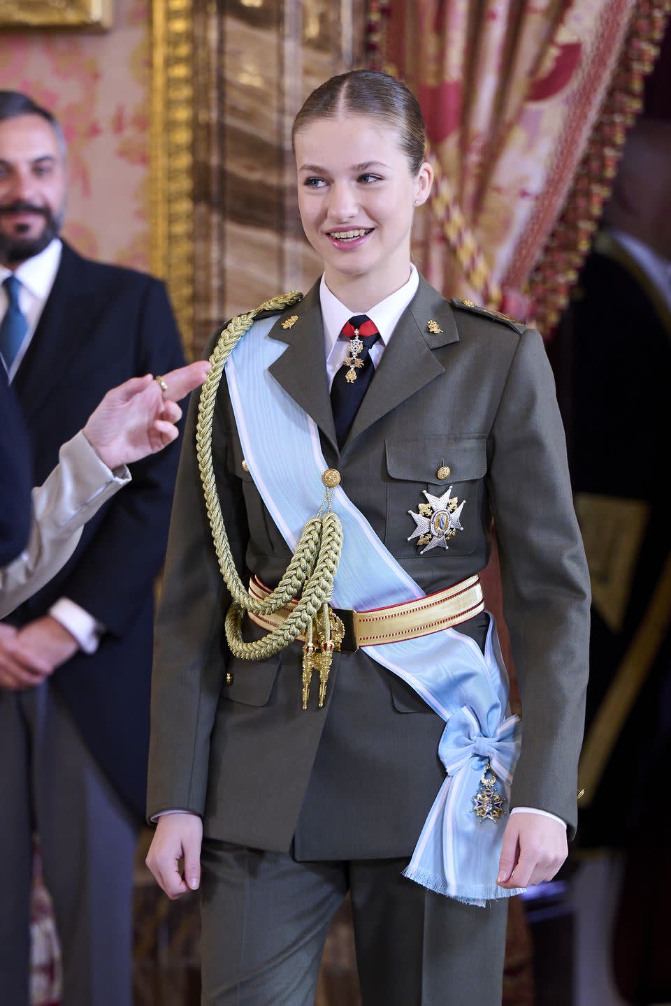 madrid, spain january 06 crown princess leonor of spain attends the pascua militar ceremony at the royal palace on january 06, 2024 in madrid, spain photo by carlos alvarezgetty images
