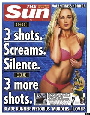 Tabloids' Photos of Oscar Pistorious' Slain Girlfriend Outrage Readers