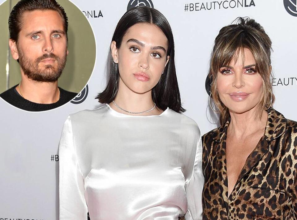 Lisa Rinna, Amelia Hamlin, Scott Disick