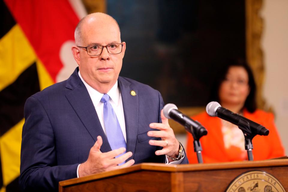 Maryland Gov. Larry Hogan has a thought ahead of the coming vote on the infrastructure bill: "My message for Washington is much simpler than any of their arcane legislative procedures: Just get it done."