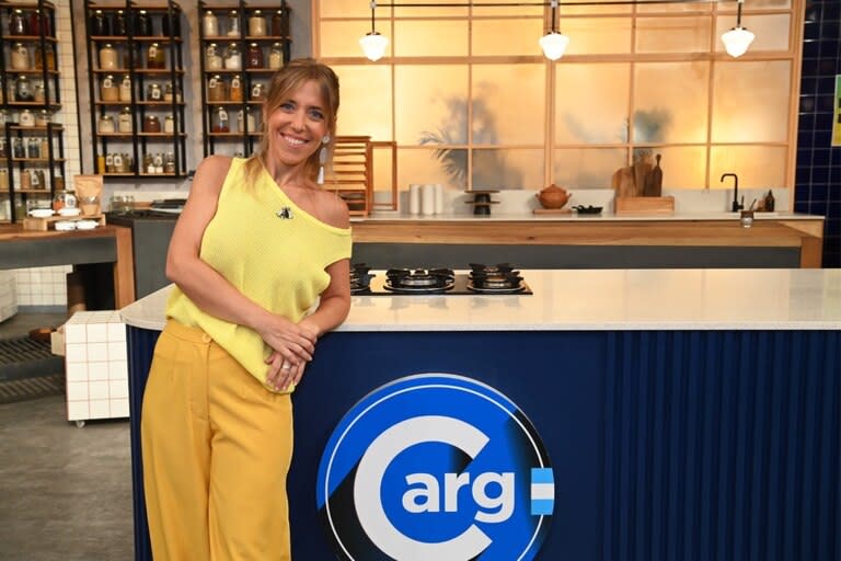 Chantal Abad, una gran conductora para Cocineras y Cocineros Argentinos, el clásico programa de la TV Pública