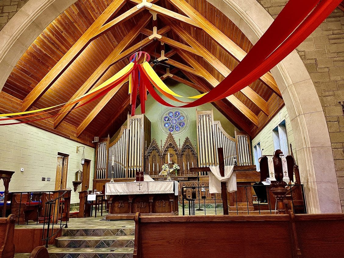 A view inside the Emmanuel Episcopal Church of Petoskey.