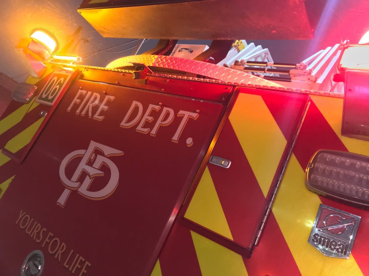 Firefighters found the man unconscious in a burning room.  (David Bell/CBC - image credit)