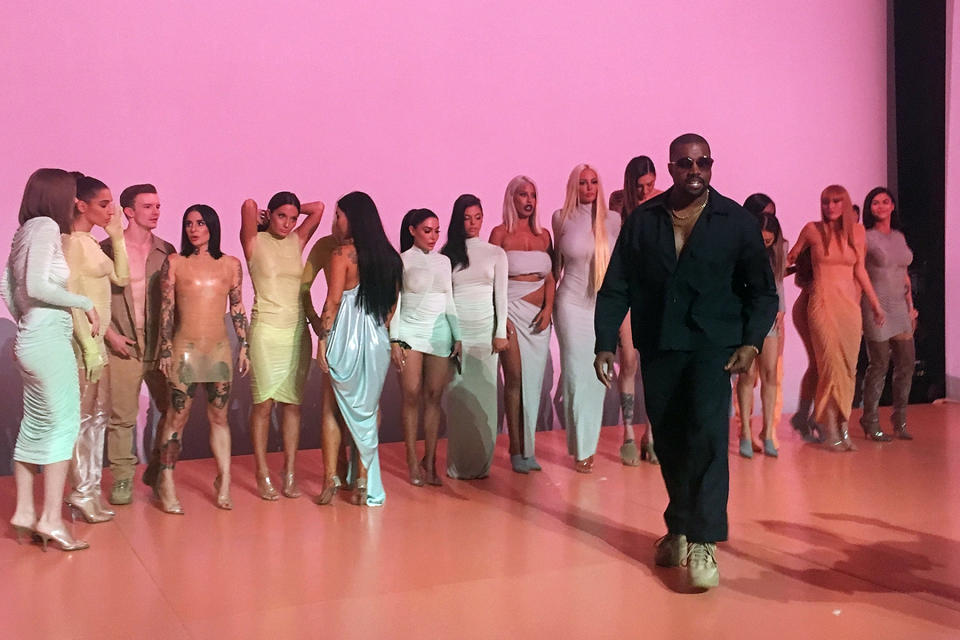 Kanye West at the 2018 Pornhub Awards.