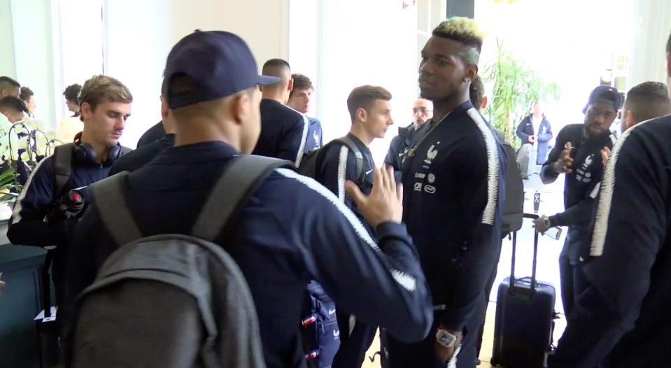 Le rassemblement des Bleus à Clairefontaine