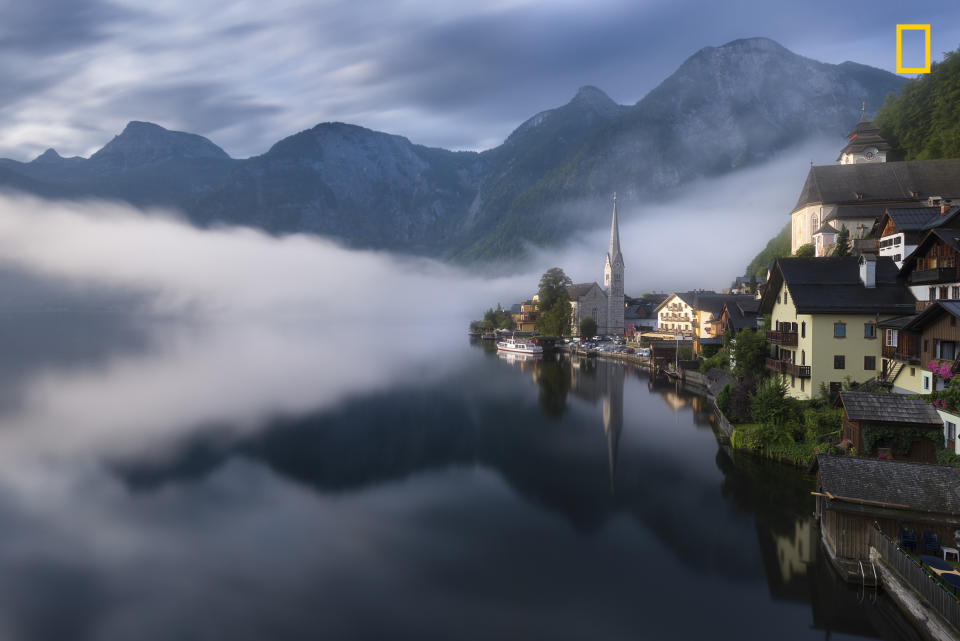 <p>“The image was taken from Hallstat Village in Austria right after sunrise. I had to walk some distance to reach this village view point.” (<a rel="nofollow noopener" href="http://yourshot.nationalgeographic.com/profile/1281564/" target="_blank" data-ylk="slk:Shanof K.;elm:context_link;itc:0;sec:content-canvas" class="link ">Shanof K.</a> / National Geographic Nature Photographer of the Year contest) </p>