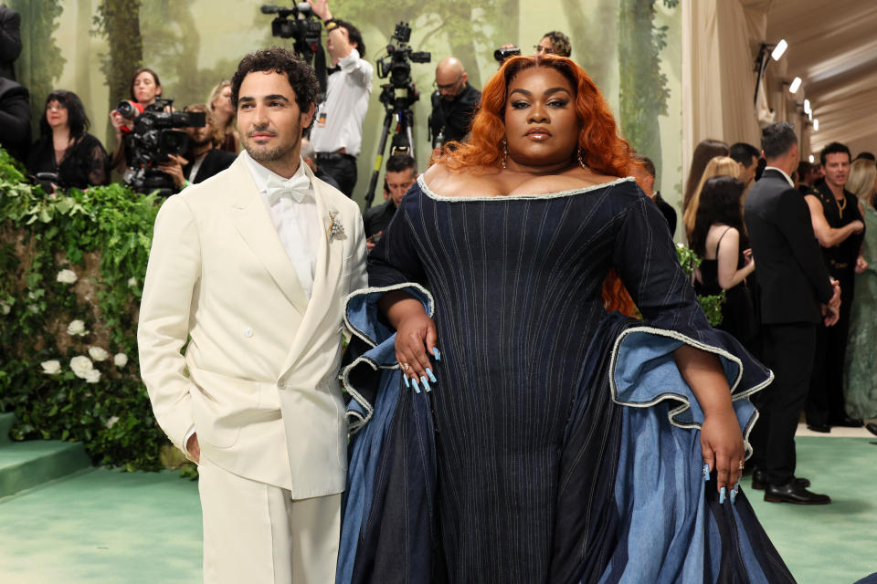 NEW YORK, NEW YORK - MAY 06: (L-R) Zac Posen and Da'Vine Joy Randolph attend The 2024 Met Gala Celebrating 