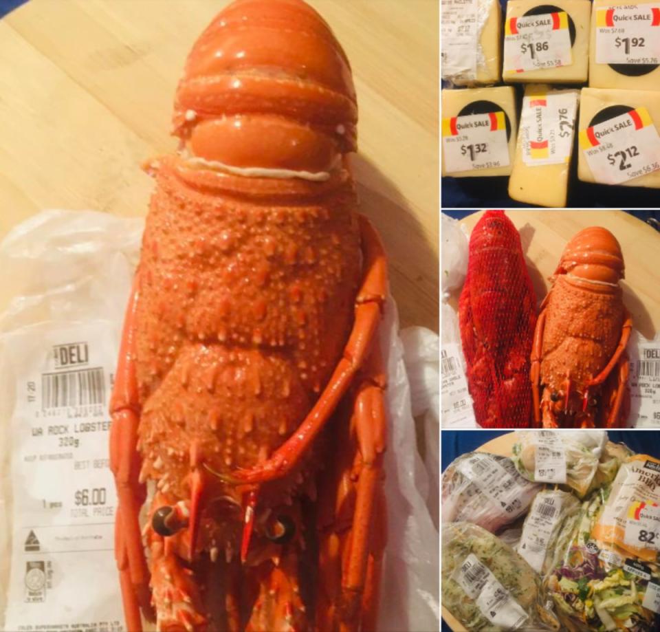 Coles lobster markdown haul