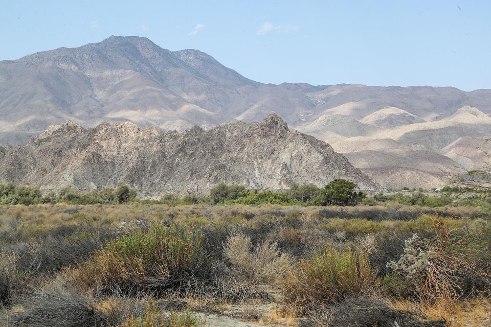 The site for the proposed Coral Mountain Resort in south La Quinta, seen in 2021.