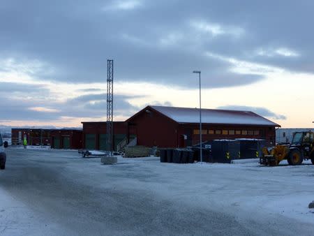 The reception centre for asylum seekers is pictured in Kirkenes, northern Norway, November 11, 2015. REUTERS/Gwladys Fouche/File Photo