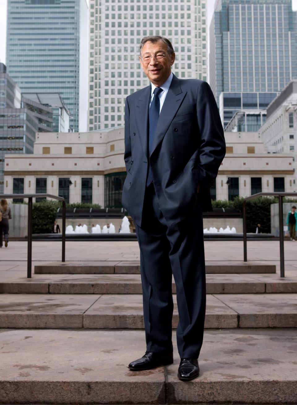 Retiring Canary Wharf chair Sir George Iacobescu (Canary Wharf Group)