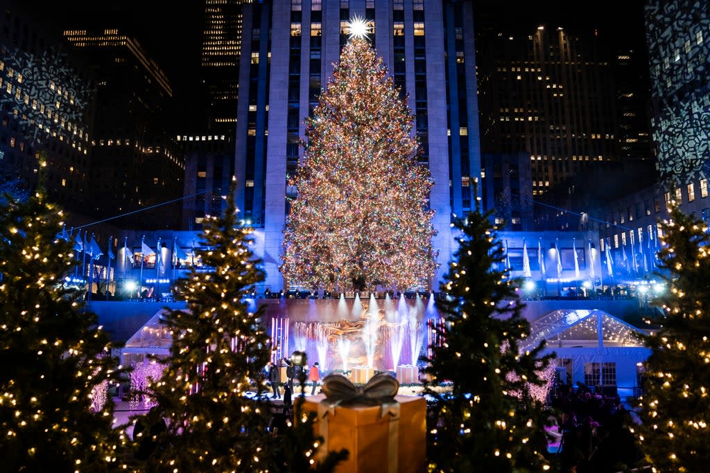 Rockefeller Center Christmas Tree (Copyright 2021 The Associated Press. All rights reserved.)