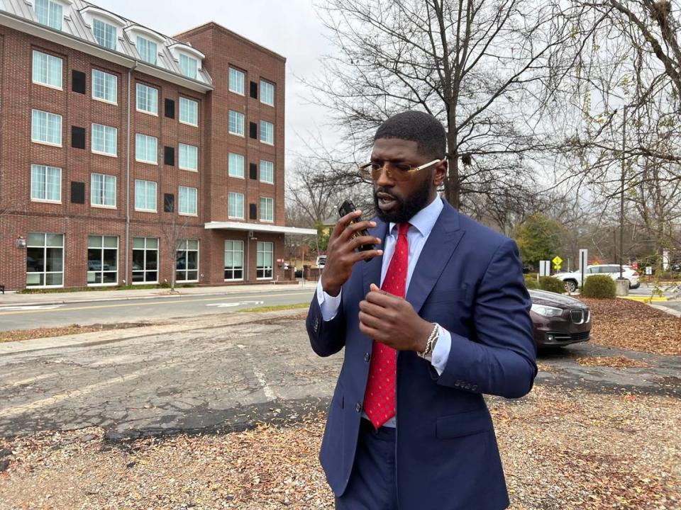 Rakeem Chambers, co-owner of High Good, a commercial development company based in Durham.