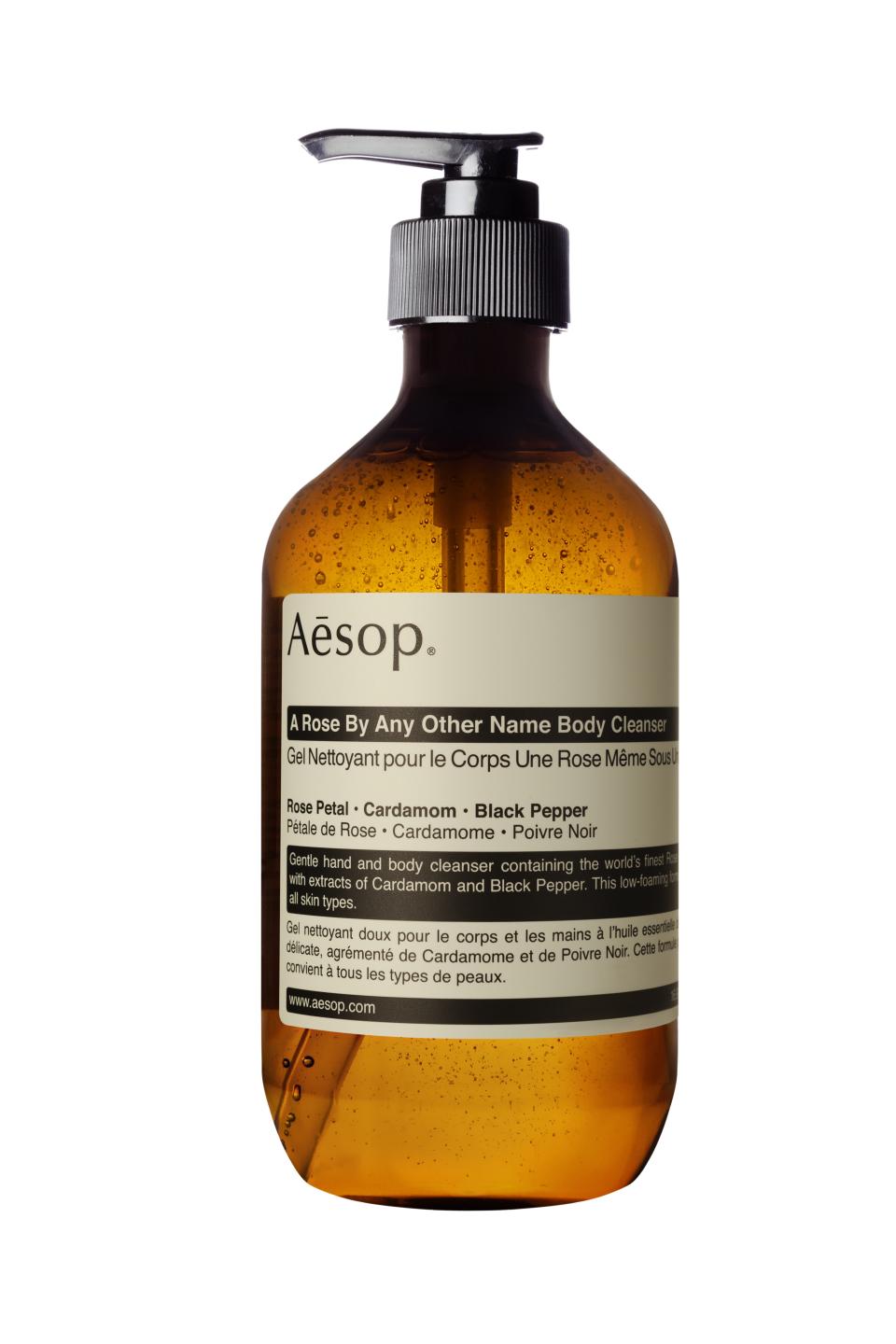 Aesop ‘A Rose By Any Other Name’ body cleanser – $49.00