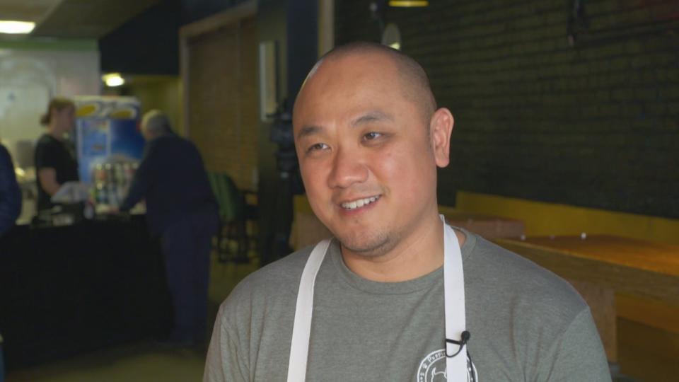 Tu Le is a co-owner of Jack's Burger Shack in downtown Edmonton.