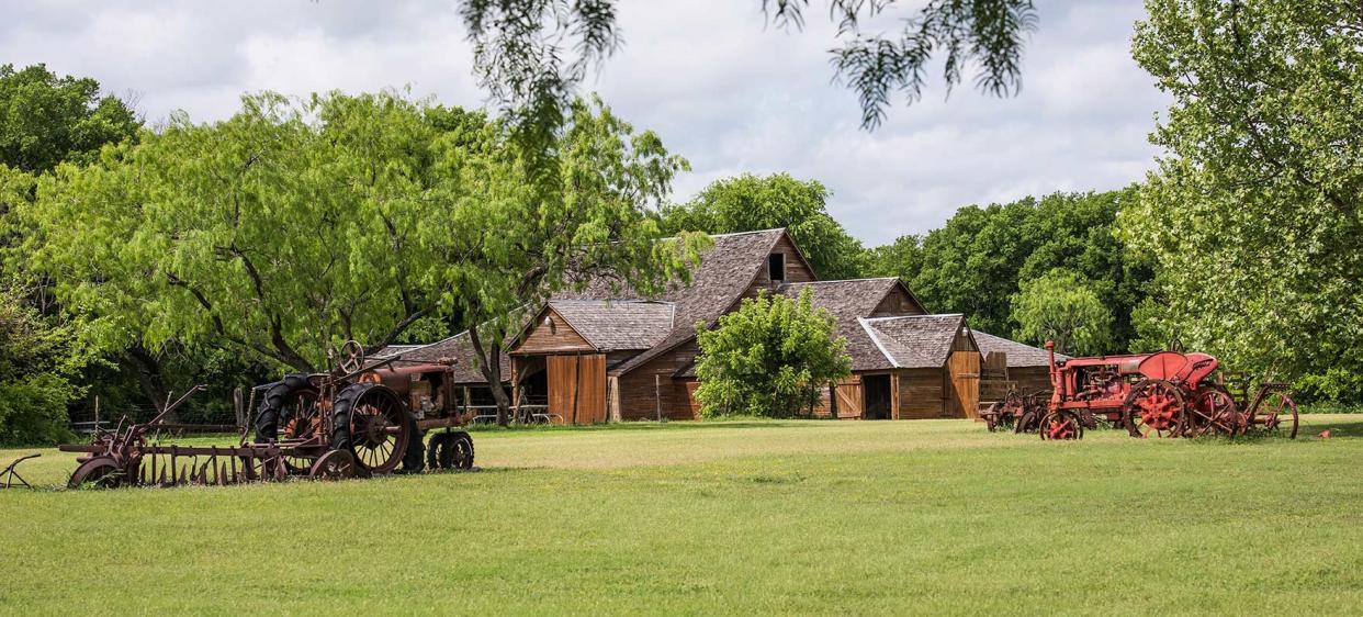 Cedar Hill State Park visitors can tour Penn Farm, which operated from the mid-1800s to the mid-1900s.