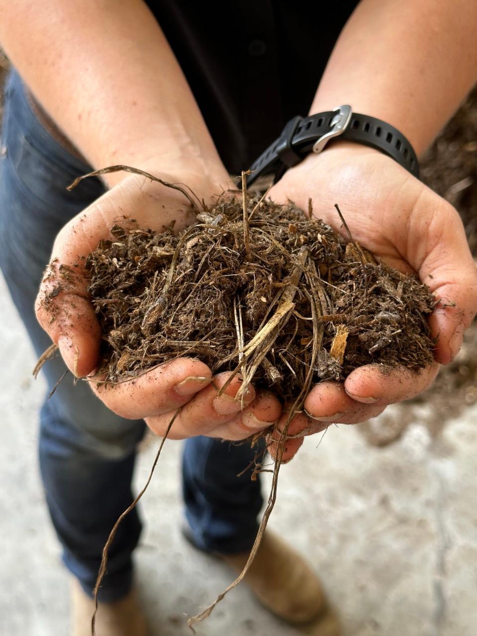 The finished product from the Biltmore Estate's composting facility