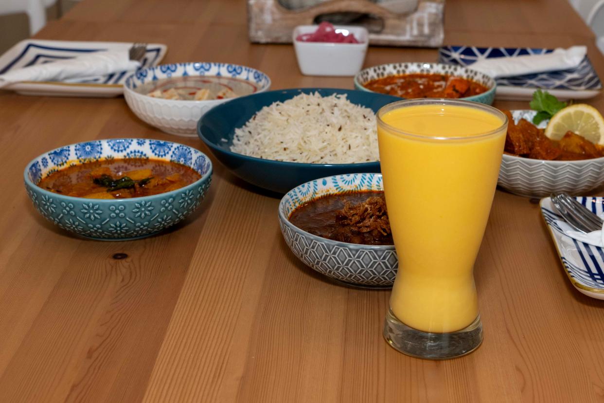 An assortment of dishes at My Kolorful Kitchen.