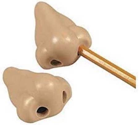 Oriental Trading Nose Pencil Sharpeners, funny stocking stuffers