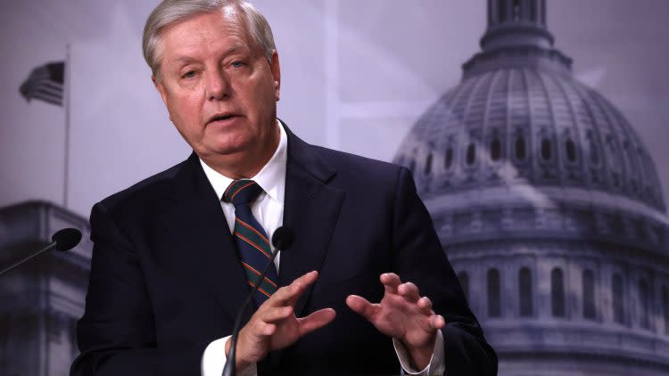 Sen. Lindsey Graham (R-SC) Holds A News Conference On Yesterday's Pro-Trump Mob Attack On The Capitol