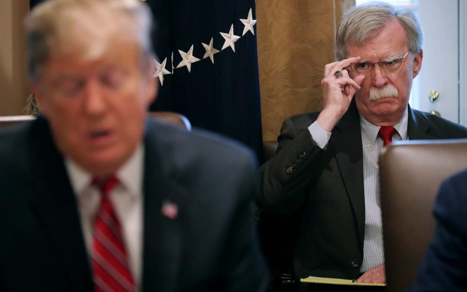 John Bolton was Donald Trump's national security adviser between April 2018 and September 2019 - Chip Somodevilla/Getty Images