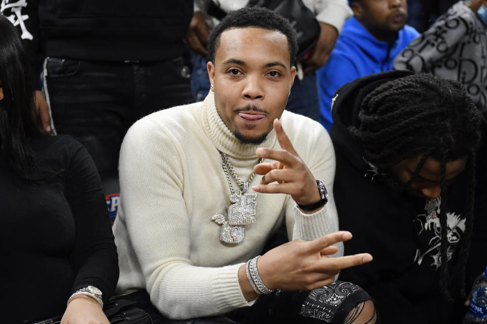 G Herbo At Basketball Game