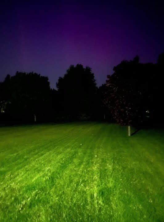 The northern lights in Rockford on May 11, 2024. (Courtesy)