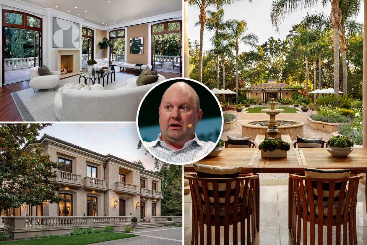 Marc Andreessen lists longtime San Francisco mansion behind for $33 million.