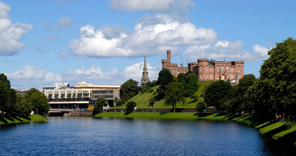 The North Coast 500 route starts and ends at Inverness Castle (Getty Images/iStockphoto)
