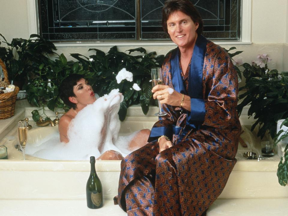 caitlyn jenner and kris jenner in 1991