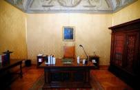 Pope's private office is pictured in Castel Gandolfo, near Rome, Italy, October 21, 2016. REUTERS/Tony Gentile