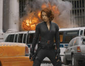 <p>The Black Widow first made her appearance in the Marvel world of films in Iron Man 2, as played by Scarlett Johansson.</p>