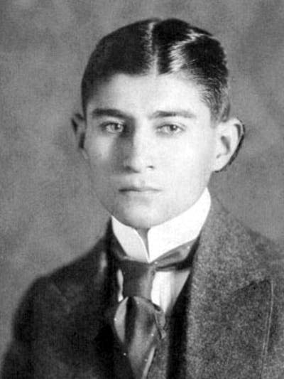 Franz Kafka in 1910.