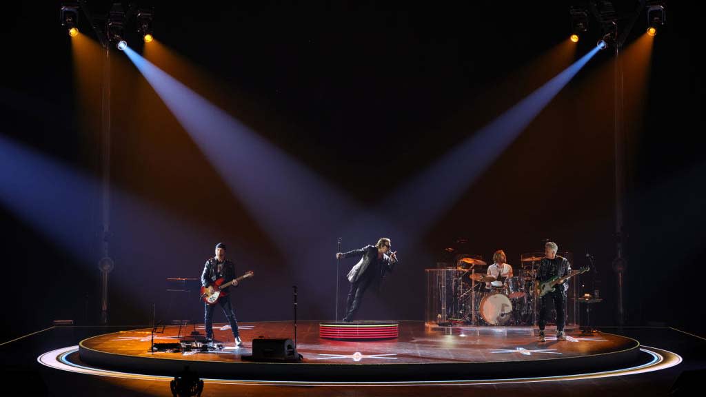  U2 performs at the Sphere in Las Vegas. 