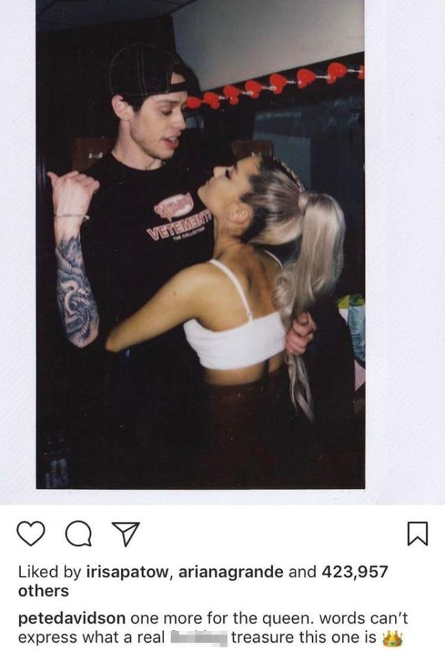 Ariana Grande and Pete Davidson Kiss While Shopping in N.Y.C.