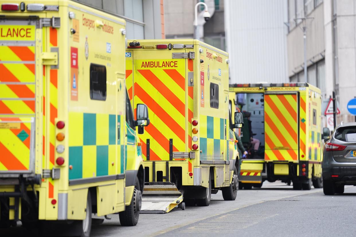 A woman was rushed to hospital with “life-changing” injuries after a tree fell on her this morning (James Manning/PA) (PA Archive)