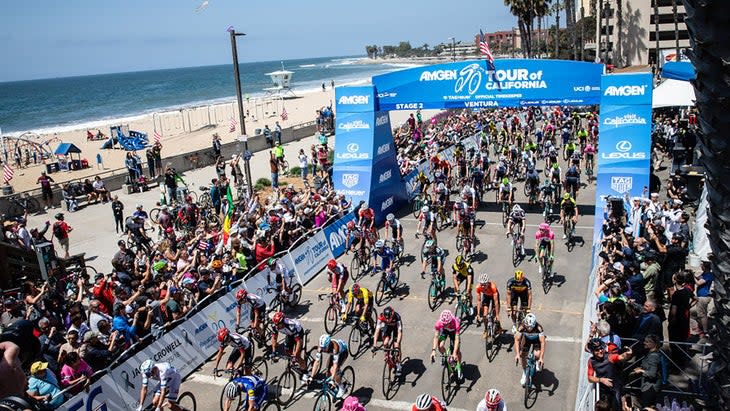 <span class="article__caption">The Amgen Tour of California collapsed amid financial woes in 2019. </span> (Photo: Jonathan Devich / Getty Images)