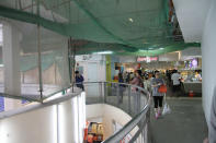 View from the inside of Rivervale Plaza, which is still under construction. (Yahoo! photo)