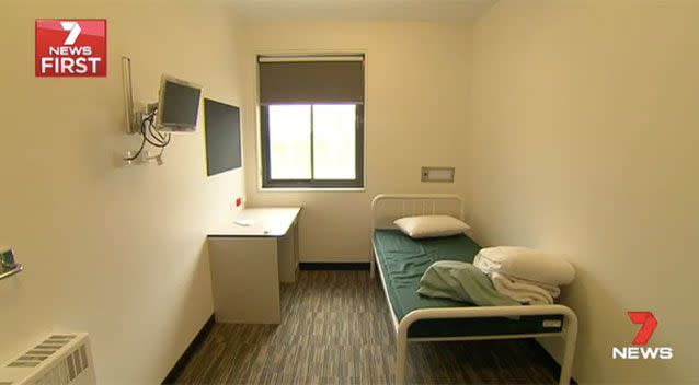 The prison rooms. Source: 7News