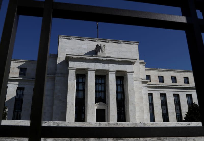 FILE PHOTO: Federal Reserve Board building is pictured in Washington