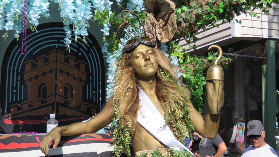 A scene from the 2019 Provincetown Carnival Parade would fit right in with this year's theme of myths, monsters and legends.